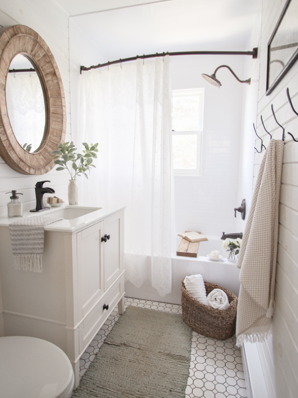 25 Rustic Farmhouse Bathroom Ideas for Your Next Project